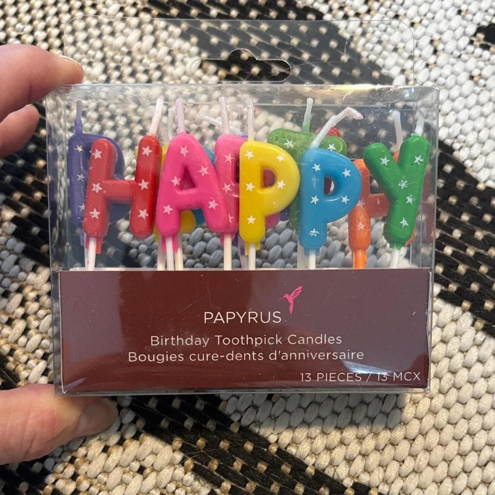 🆕Papyrus “Happy Birthday” Candles